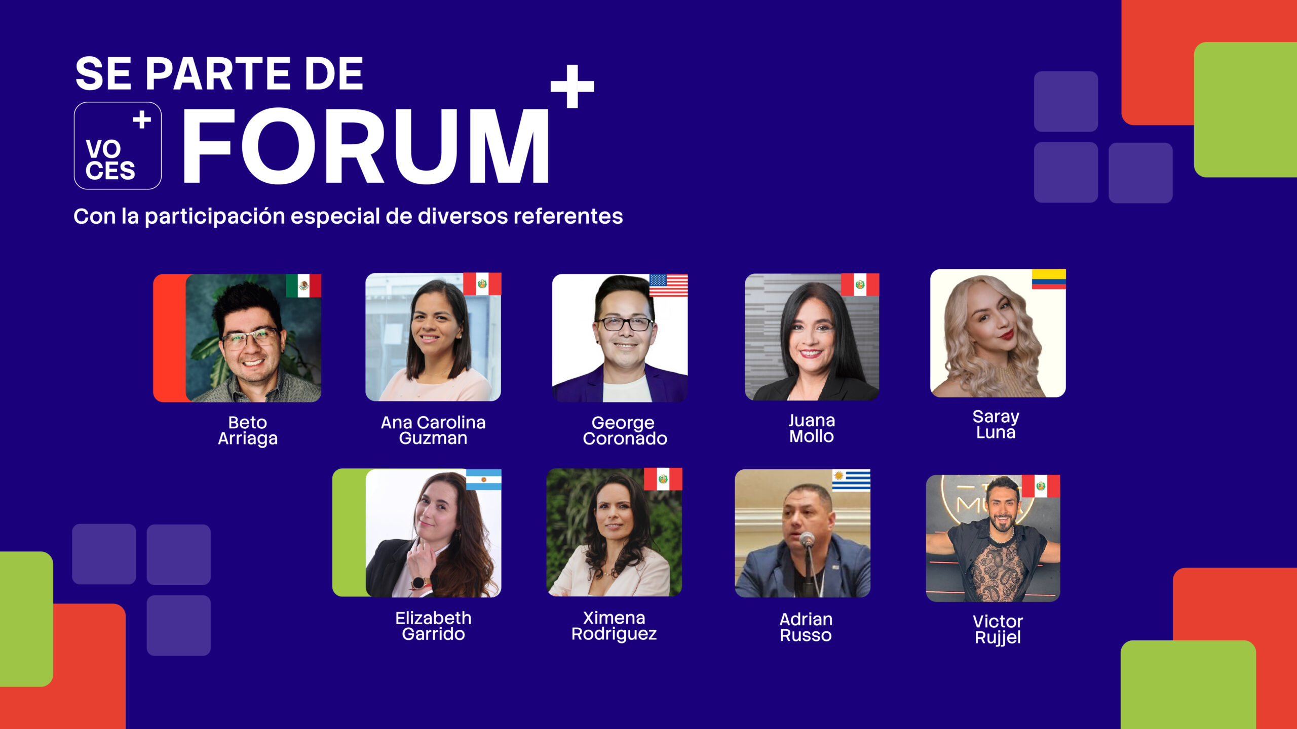 +Voces Forum: Ideas que activan, decisiones que incluyen